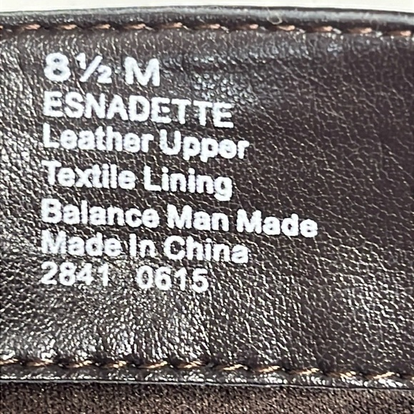 Easy Spirit Nadette Womens Tall Leather Boot 8.5 Chocolate Brown Zip Buckle - Picture 8 of 12